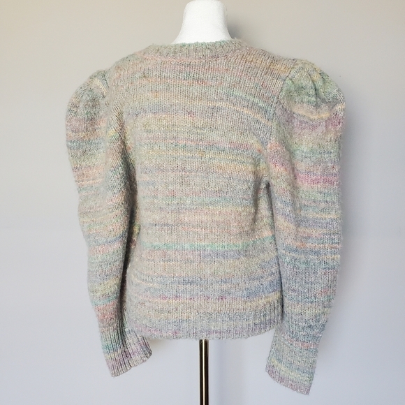 LoveShackFancy Aquarius Wool Blend Rainbow Sweater - Picture 8 of 14